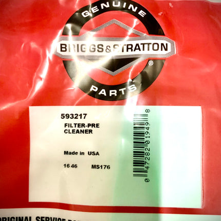 Briggs & Stratton Pre-Cleaner Filter, 593217