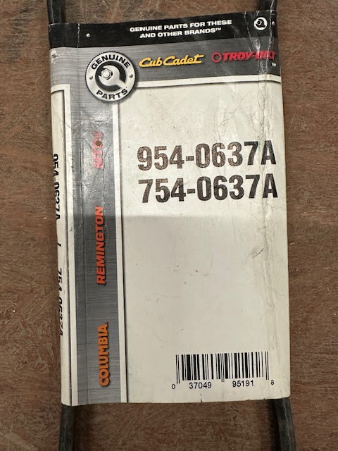 Cub Cadet, Belt V-Type, 9540637A