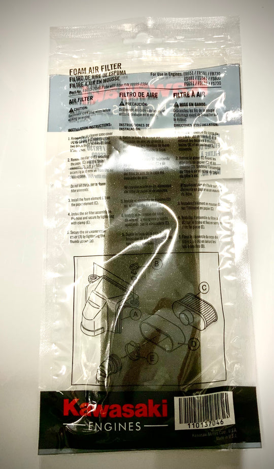 Kawasaki Element Air Filter, 11013-7046