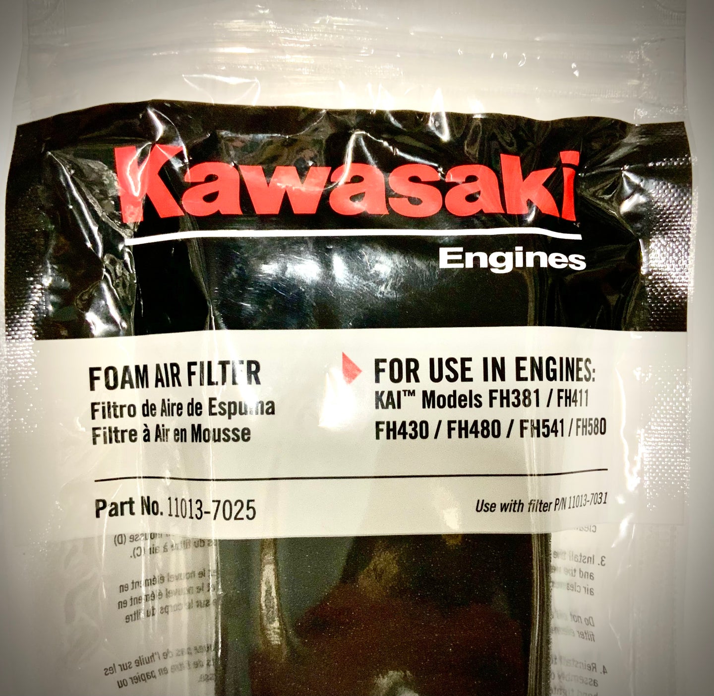 Kawasaki Element Air Filter, 11013-7025