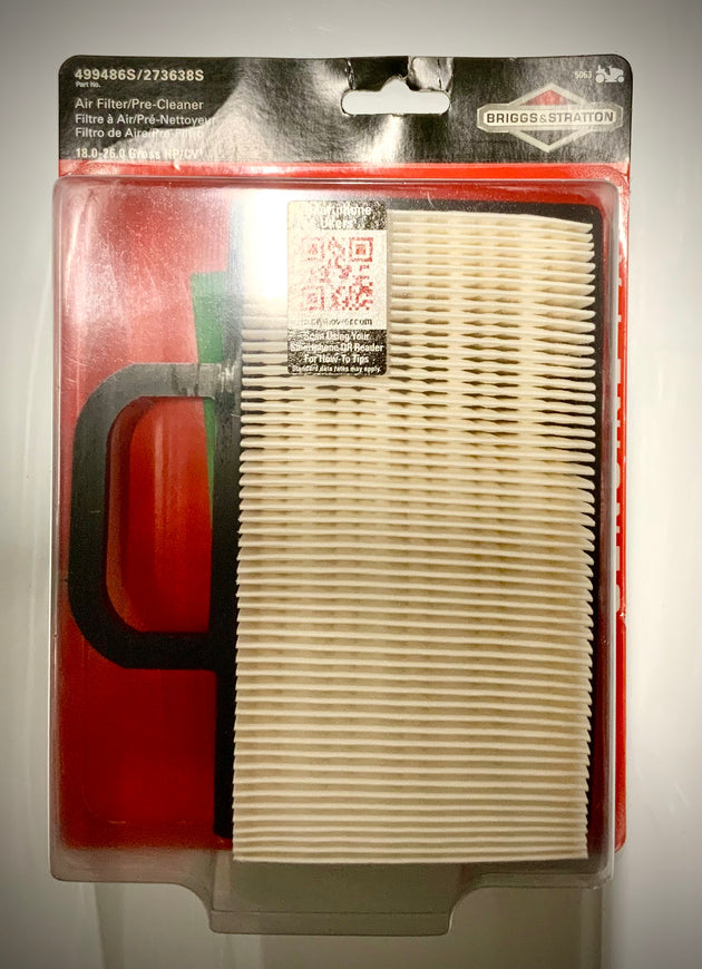 Briggs & Stratton Air Filter, Pre-Cleaner, 499486S
