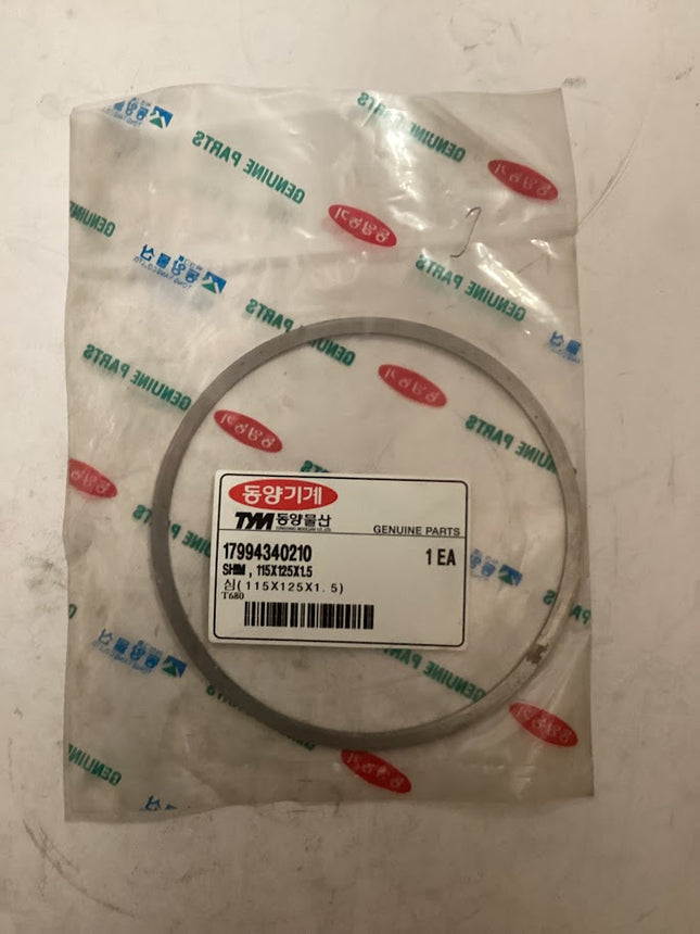 TYM/Mahindra Tractor Shim, 115X125X1.5, 17994340210