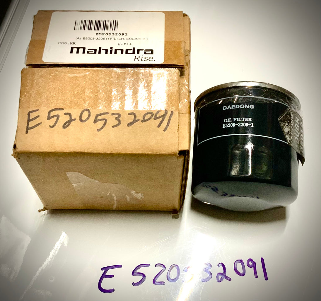 Mahindra Oil Filter, E520532091