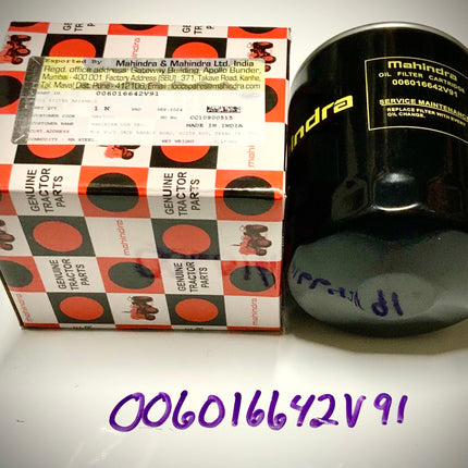 Mahindra Oil Filter, 006016642v91