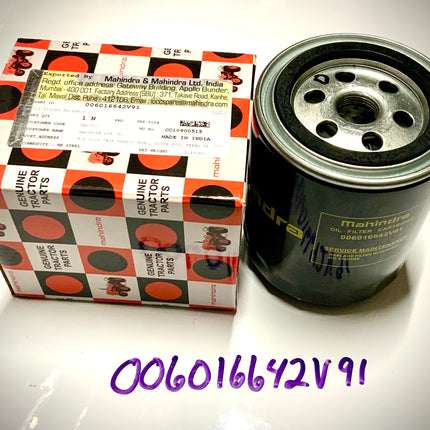 Mahindra Oil Filter, 006016642v91