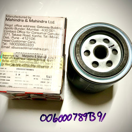 Mahindra Engine Oil Filter Spin On, 006000789B91