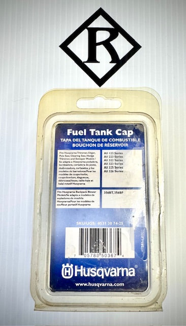 Trimmer Fuel Tank Cap, Husqvarna, 531307425