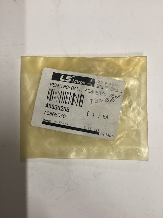 LS Tractor Ball Bearing, A0868070, 40030208