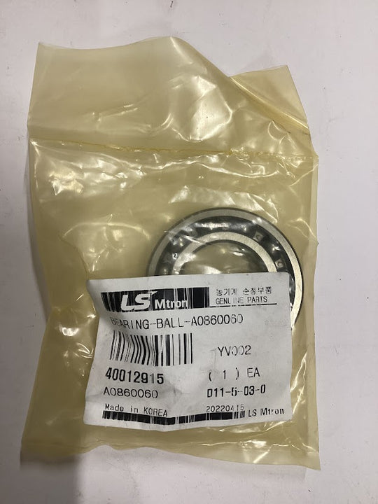 LS Tractor Ball Bearing, A0860060, 40012915
