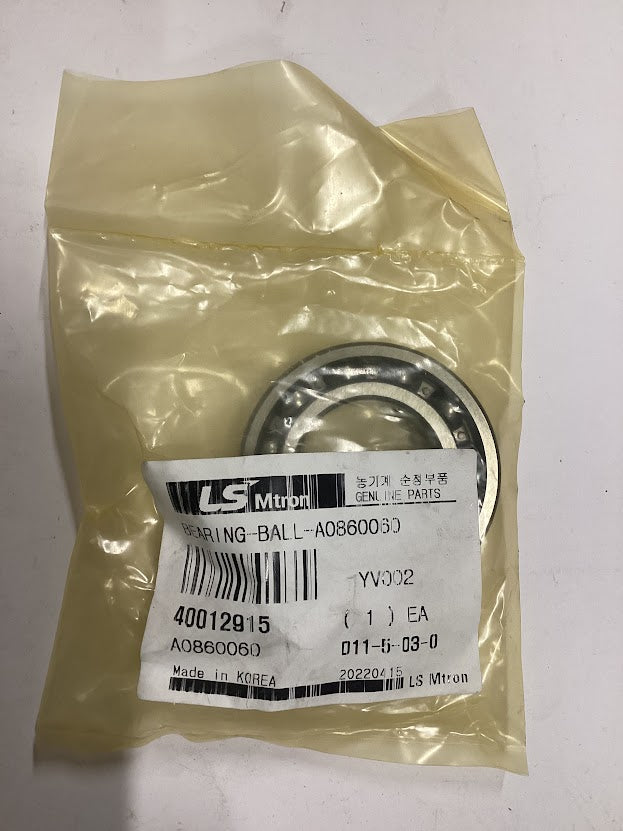 LS Tractor Ball Bearing, A0860060, 40012915