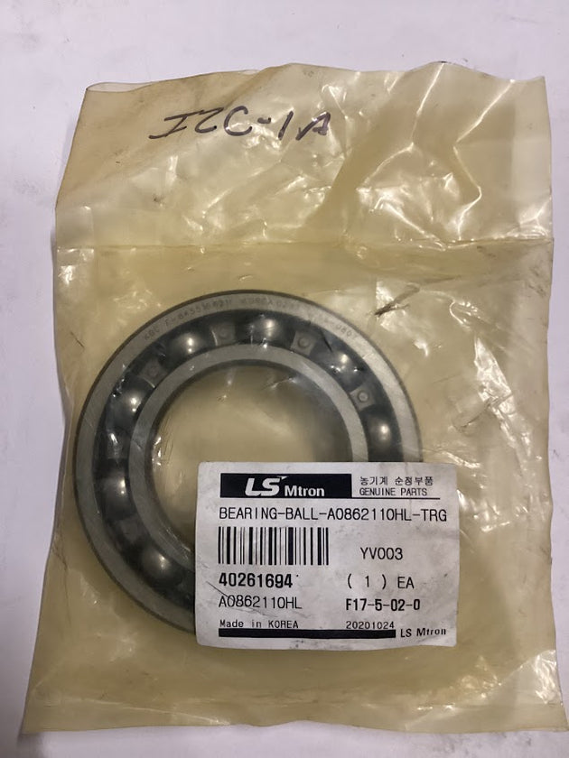 LS Tractor Ball Bearing, A0862110HL, 40261694
