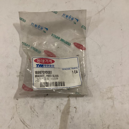 TYM/Mahindra Tractor Bracket Fixed Glass, 16997010061