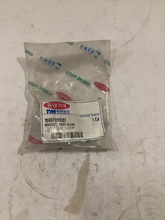 TYM/Mahindra Tractor Bracket Fixed Glass, 16997010061