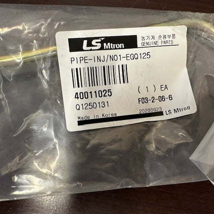 LS Tractor Fuel Pipe Inj/NO1-EGQ125, Q1250131, 40011025