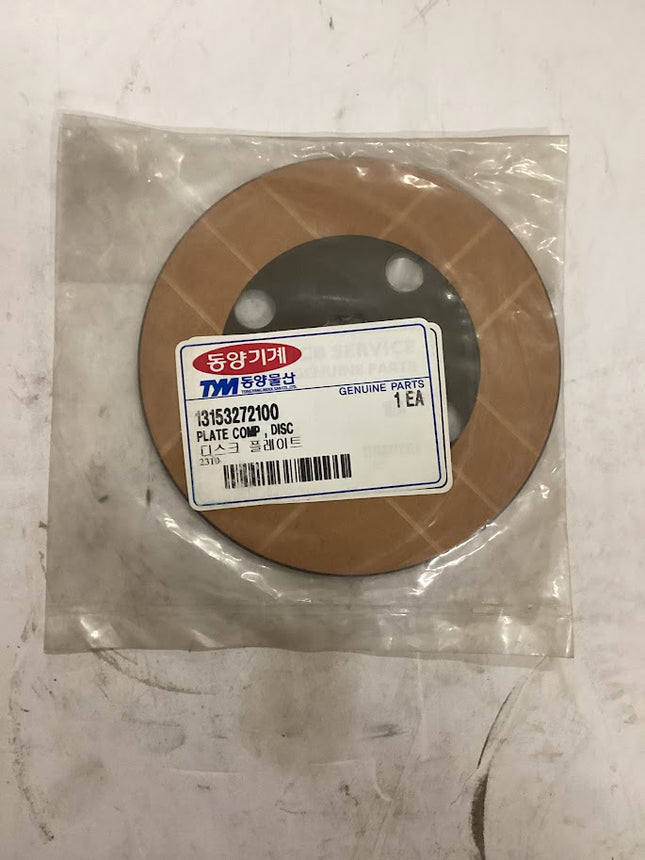 TYM/Mahindra Tractor Plate Comp Disc, 13153272100