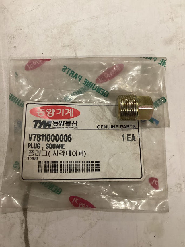 TYM/Mahindra Tractor Plug Square, R3/8, V7811000006