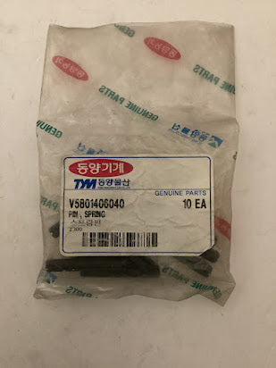 TYM/Mahindra Tractor Pin Spring, 6x40, V5801406040