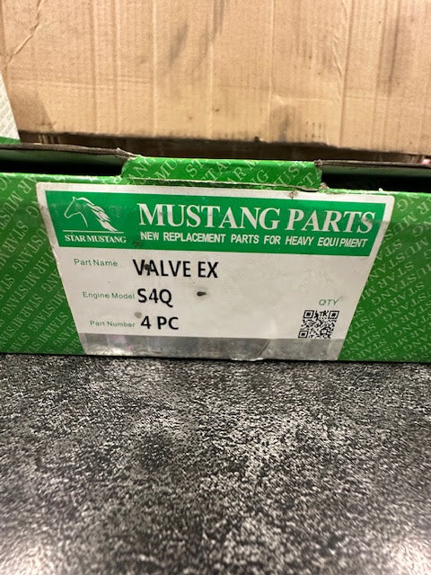 Mustang Exhaust Valve, Set 4,