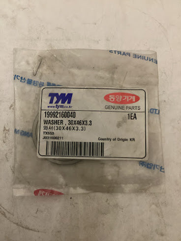 TYM/Mahindra Tractor Washer 30X46X3.3, 19992160040