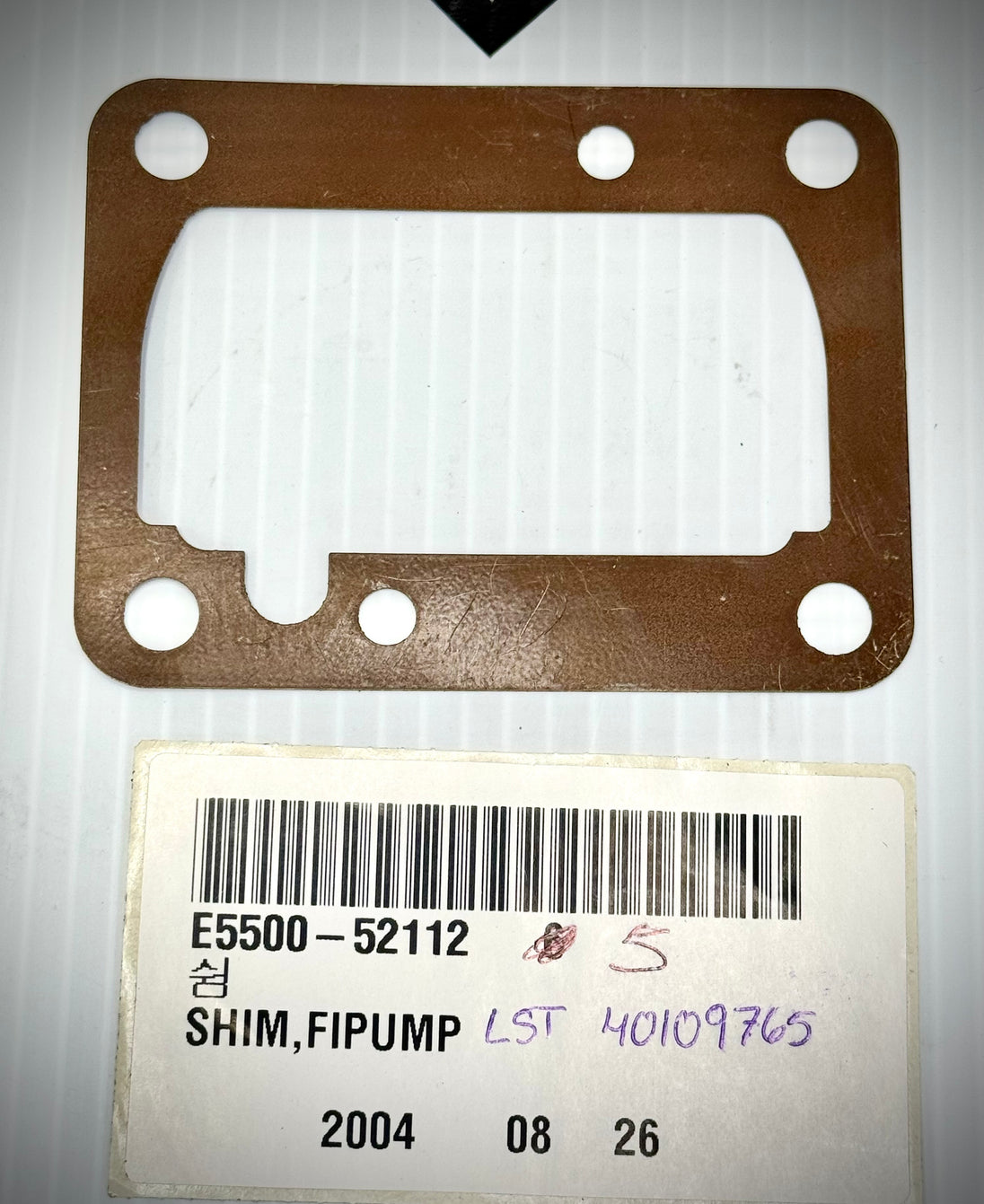 Mahindra Tractor Injection Pump Shim, E5500-52112, 40109765
