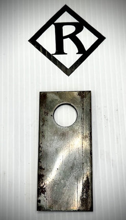 Tonutti / Wolagri Disc Mower Blades 19mm Hole RH, P25B003