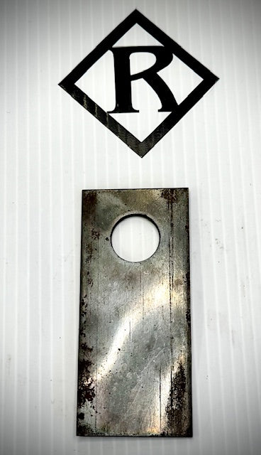 Tonutti / Wolagri Disc Mower Blades 19mm Hole RH, P25B003