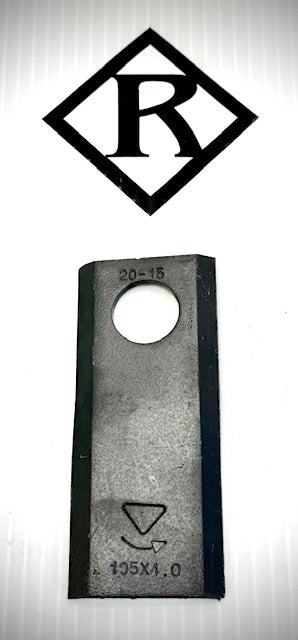 Tonutti / Wolagri Disc Mower Blades 19mm Hole LH, P25B004