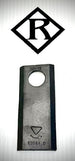 Tonutti / Wolagri Disc Mower Blades 19mm Hole LH, P25B004