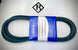 Tonutti B Section Blue Tedder Belt #8, 5/8" x 104", V80D0001, B101K