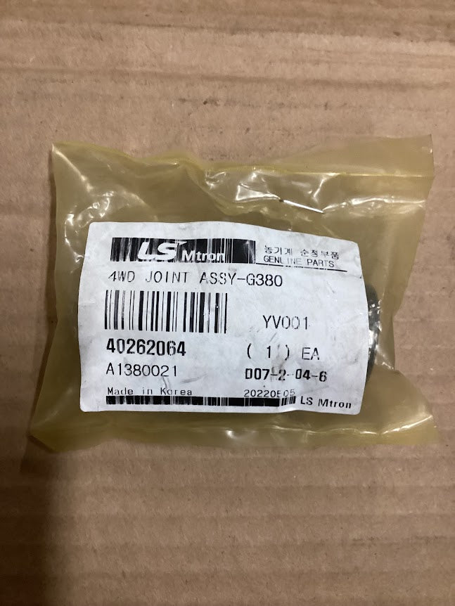 LS Tractor 4WD Joint Assembly G380, 40262064