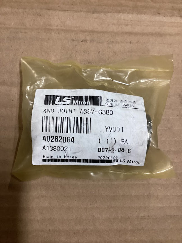 LS Tractor 4WD Joint Assembly G380, 40262064