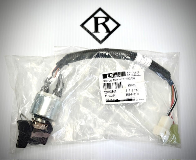 LS Tractor Switch Key Assembly, 20020344