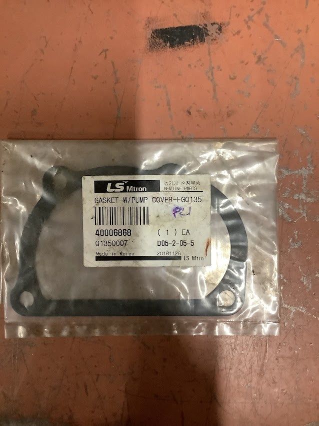LS Tractor Gasket Pump Cover, 40006868