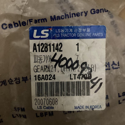 LS Tractor Gear DRVN 2ND, A1281142, 40009341