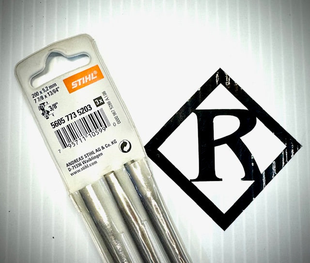 STIHL Round file 5.2mm 13/64, Pack of 3, 56057735203
