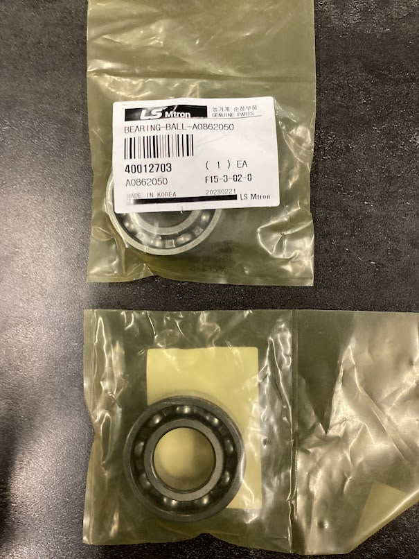 LS Tractor Ball Bearing, A0862050, 40012703