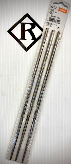 Stihl Chainsaw File, For: 0.325 in Pitch Picco Chain, Pack of 3, 70108710396
