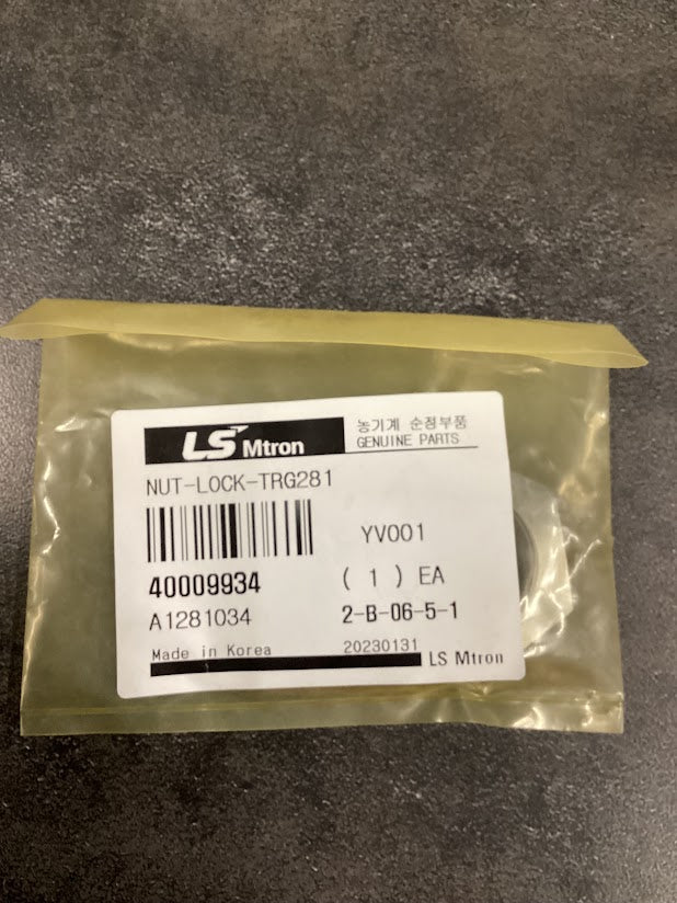 LS Tractor Lock Nut, TRG281, 40009934