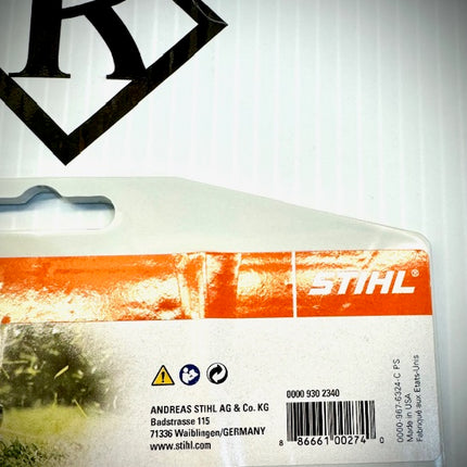 Stihl Trimmer Line .095, Orange Line, 1 pound, 00009302340