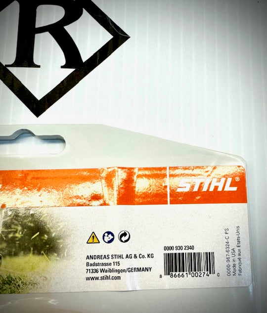 Stihl Trimmer Line .095, Orange Line, 1 pound, 00009302340