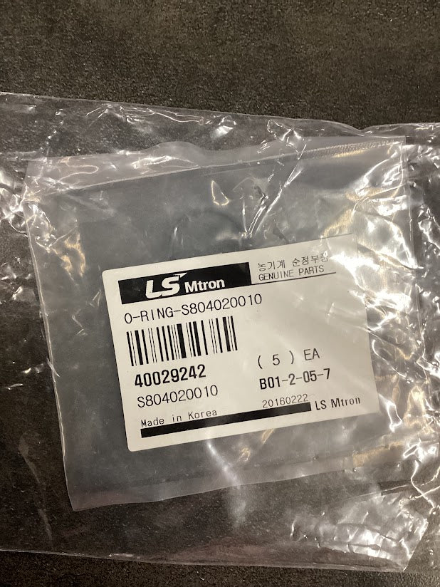 LS Tractor O Ring, S804020010, 40029242