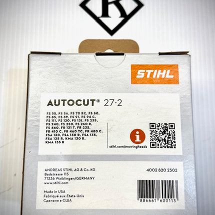 Stihl AutoCut 27-2 Trimmer Head, 40028202302