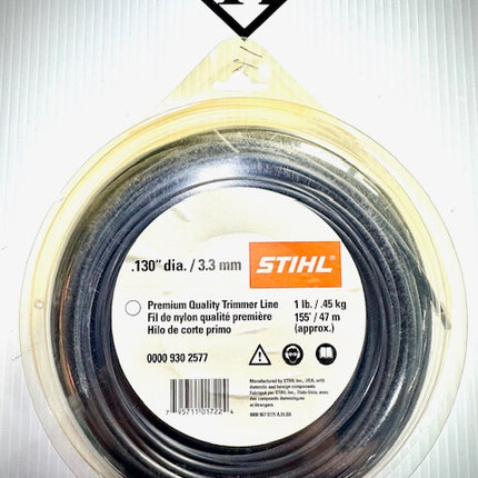 STIHL Trimmer Premium Round Line .130 Diameter / 124’ L, 00009302577