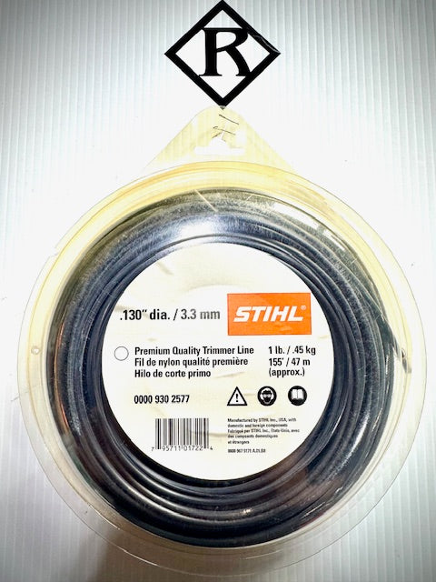 STIHL Trimmer Premium Round Line .130 Diameter / 124’ L, 00009302577
