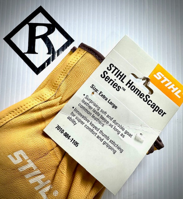 Stihl Homescaper Gloves Tan, Leather, XL, 70108841105