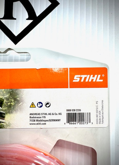 Stihl Trimmer Line 140' .095 Orange Line, 1/5 lb, 00009302339