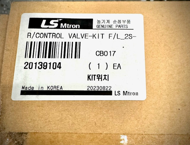 LS Tractor R/Control Valve Kit, 20139104