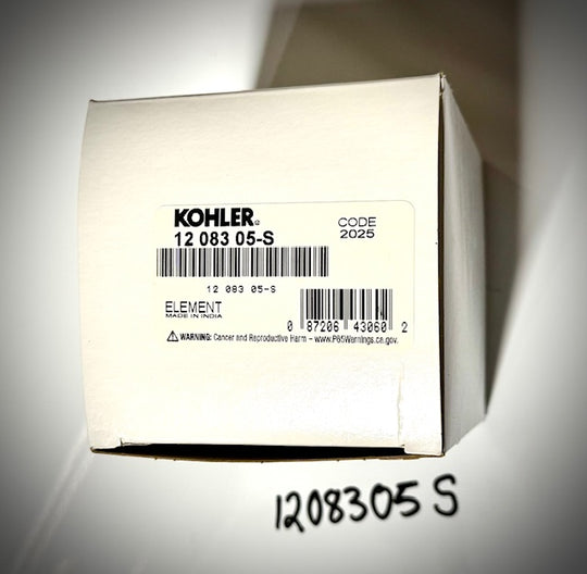 Kohler Air Filter with Seal Kit, 1208305S