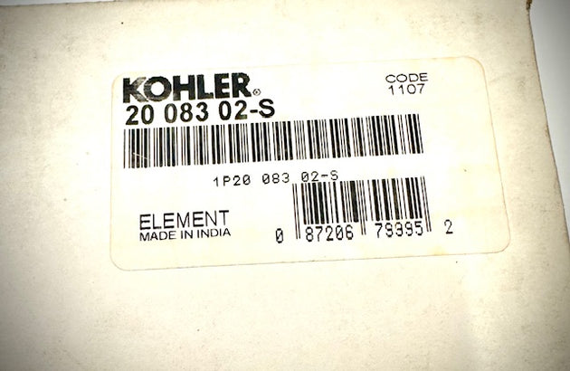Kohler Element Air Cleaner, 2008302S
