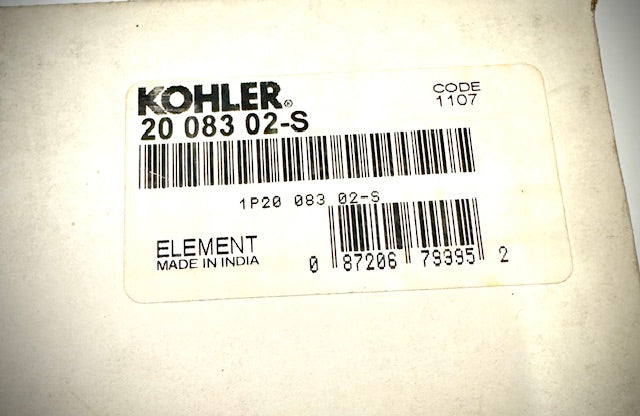 Kohler Element Air Cleaner, 2008302S
